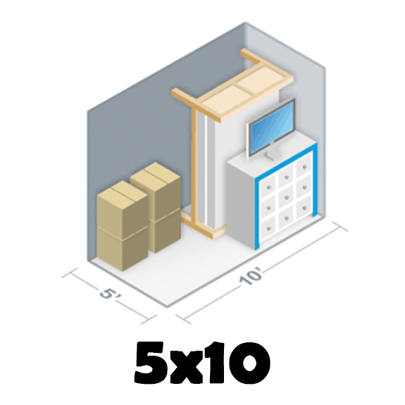 5' x 10' Self-Storage Units