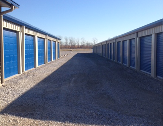 Blue Door Storage units exterior - Granite City, IL